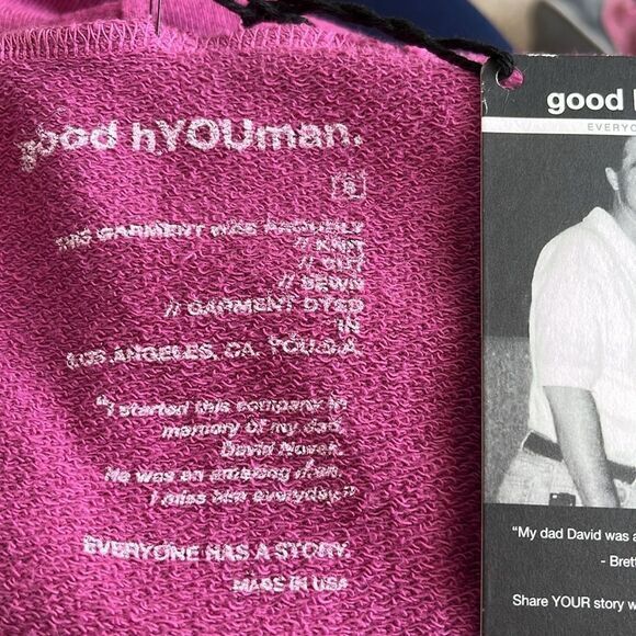 Good Hyouman womens Elvy Hoodie pink Size S EVERYONE HAS A STORY‎ Barbiecore NWT - Picture 9 of 9